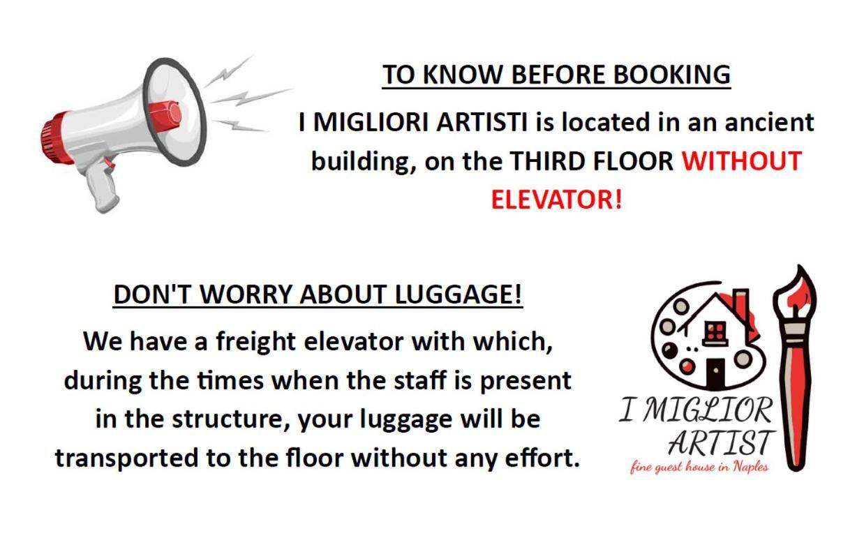 I Migliori Artisti Hotel Napoli Bagian luar foto
